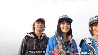 Sena Sakura Fucks Her Partner on Winning Boat After Contest