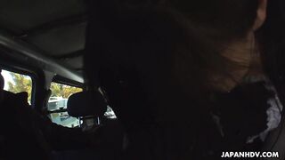 Yui Kyouno's Naughty Journey: Car Sex & Cock Sucking Audition