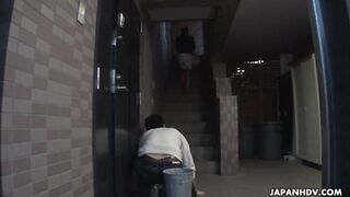 Busty Akari Asayiri's Cheating Thrills: Husbandless Bliss with Horny Admirers