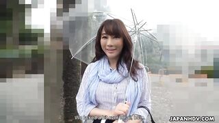 Haruka Miura Publicly Spreads for Us with Sex Toy Outdoor