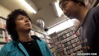 Yukina Aizawa's Reverse Cowgirl Ride: Shop Seduction