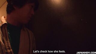 Teen Hina Maeda's Brother Catches Her Masturbating with Toys