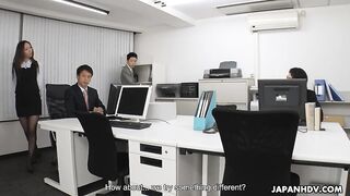 Office Orgy: Luke Ichinose Takes Her Turn With Wicked Coworkers
