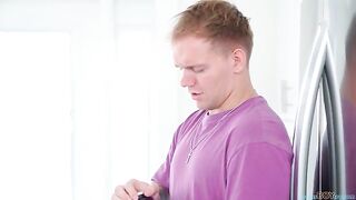 Crystal Rush and Joshua Lewis Share Intimate Kitchen Encounter