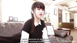 Inexperienced Teen Otoka Aoki Blows Her First Professional Cock