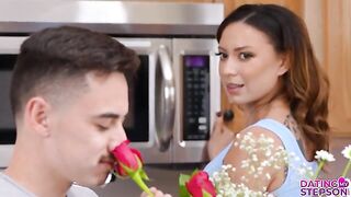 Dating My Stepson - Mom Cassie Teaches Juan Romantic Lessons Ends In Fucking