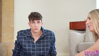 Bunny Madison instructs Parker Ambrose in outdoor pussy riding lessons on Dating My Stepson