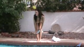 Victoria Valentino rides the sybian and gets fuck on table.