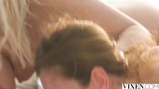 Club VIXEN BFFs Threesome with Chris, First Mate on Yacht