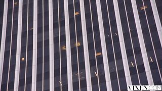 Teen Vixen Fulfills Fantasy With Dad's Huge Cock Houseguest