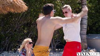 Lifeguard Allie's Secret Beach Hookup With A Guest