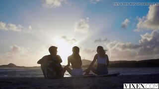 Caribbean Villa Threesome Cayenne Addie Vixen