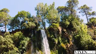 VIXEN Girls on Summer Threesome Adventure