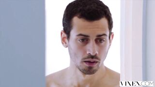 Lena's Secret Desires Unleashed Teen Fucking  Guest In The Bathroom