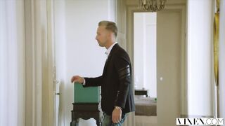 Rich Couple Shares Redhead Vixen in Venetian Urges