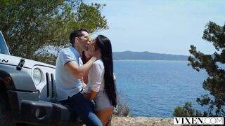 Sybil's Vixen Vacation: Apolonia and Alberto's Surprise Threesome Adventure