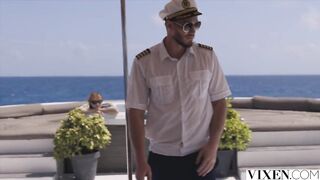 Blonde Beach Siren Nancy in White Bikini Irvine Entices Men