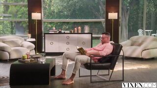 FREYA THE FIERY REDHEAD CONQUERS THE RESORT