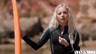 Blonde Surf Bunnies Share Instructor For Fun