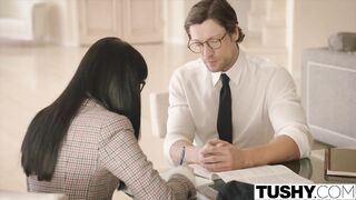 Tutor's Anal Lesson with Naughty Student Charlotte