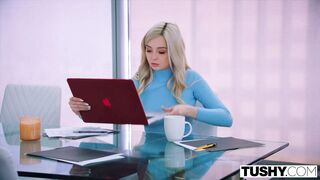 Lexi's Workplace Gape Fulfills Her Lawyer's Kinky Order