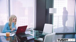 Lexi's Workplace Gape Fulfills Her Lawyer's Kinky Order