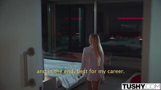 Elena, Tushy Model, Crushes Manager, Butt Plug tease on Set