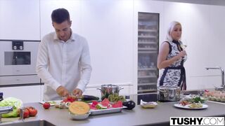 Natasha's Anal Appetite: TUSHY's Brunette Delight