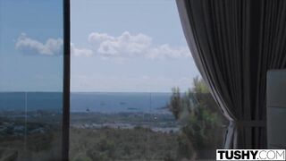 Tushy Euro babes Emelie Sara master anal threesome