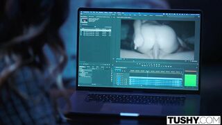 Bosses Anal Discipline For Curious Petite Lulu At Work