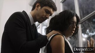 Markus Spanks Maid Autumn for Sloppy Cleaning in His Room