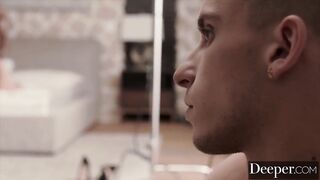 Cuckolded Boyfriend regrets Emily's Deep Throat Escape