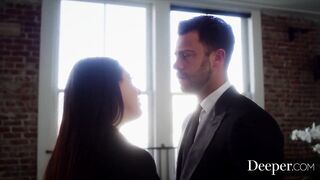 Angela White Bends Law Clerk Seth For Late-Night Office Fun.