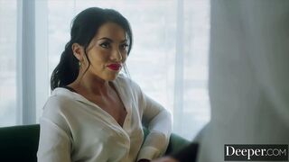 Adriana's Reward Deepthroat 8 Cocks for Her Dom