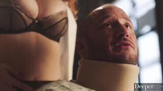 Maitland Ward Fucks Wheeled Prey Publicly Part 4