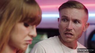 Little Dragon's Forbidden Threesome with Strangers: Redheaded Temptation Unleashed