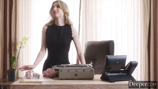 Boss Dominates Naughty Submissive Secretary in Spanking Scene