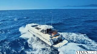 Riley Reid And Friends' Ocean Party: Helicopter Hotties Join In