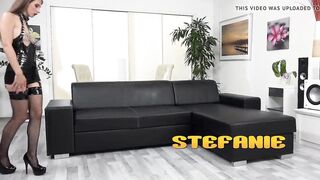 Wetandpissy Kinky Stefany in PVC Drenched in Piss