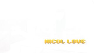 Czech Teen Nicol Love Pisses in Jeans & Pleasures Her Pussy