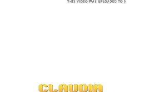 Claudia's Kitchen Piss Play: Pussy Tease in Her Puddle