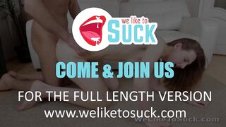 Redhead Ariadna Sucks Then Rides Thick Cock Roughly