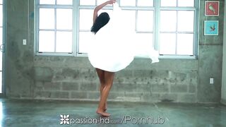 PASSION-HD Balcony tease with pornstar August Ames