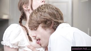 Trinity Serves Her Man Pussy When He Comes Home For Lunch