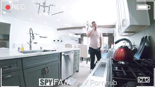SPYFAM Horny Step Sister Leaves Dildo In Dishwasher