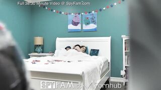 SPYFAM Spoiled Brunette Step Sisters Fuck Step Bro Dick Compilation