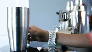 HD PureMature - Exotic Anissa Kate serves drinks from her pussy