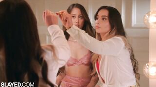 Angry exes Aria & Alexia has intense make-up sex