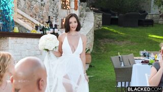 Eve's Wedding Night Threesome With BBC Creampie