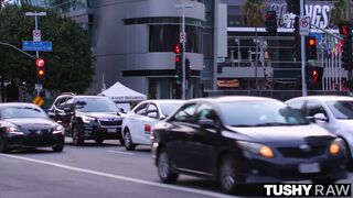 Goldie's Red Dusk Adventure: Color Coordinated Ass Play